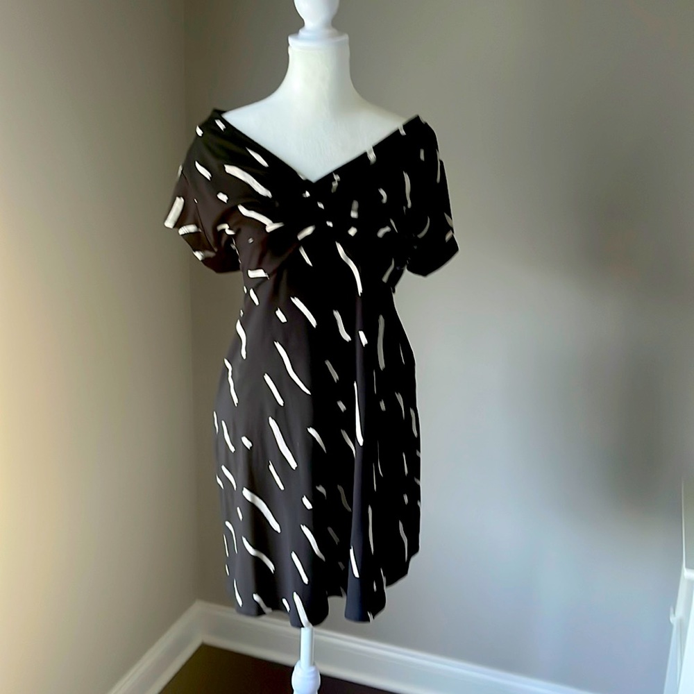 NWT LOFT Twist Front Dress Size M